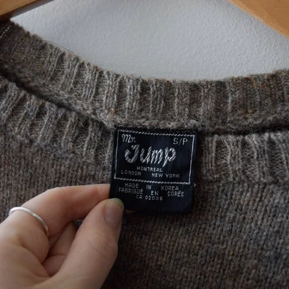 Vintage multicolour wool stripe sweater - Picture 2 of 4